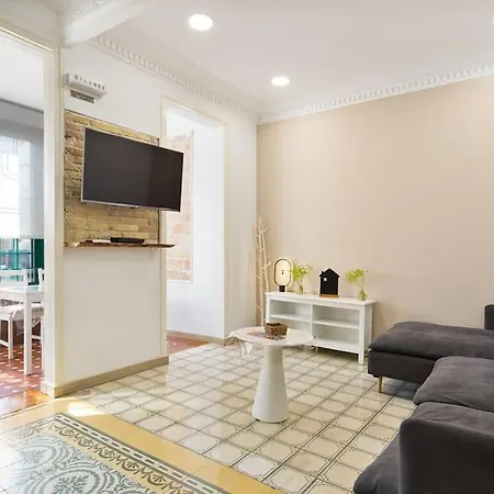 Bright Apt With Private Terrace In Sant Antoni Apartment Barcelona