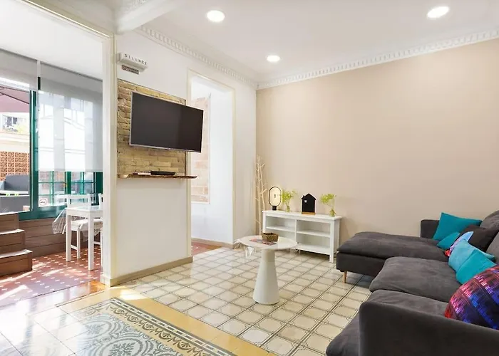 Bright Apt With Private Terrace In Sant Antoni Apartment Barcelona
